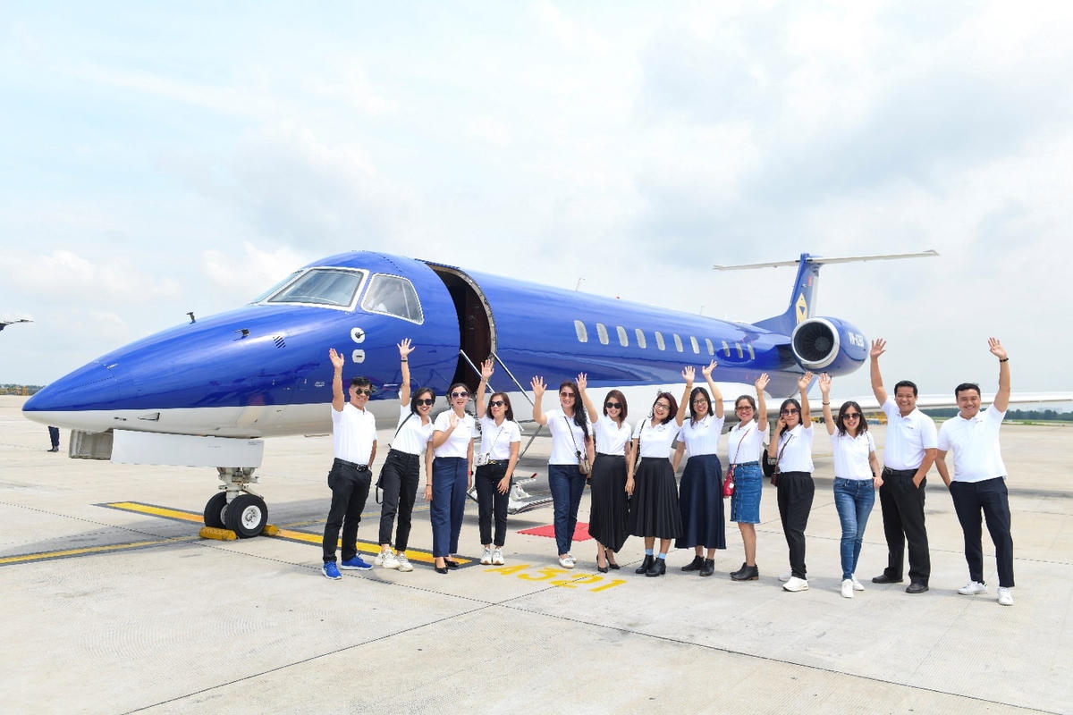 Đặc quyền trải nghiệm chuyên cơ dành riêng cho CBNV của NovaGroup.