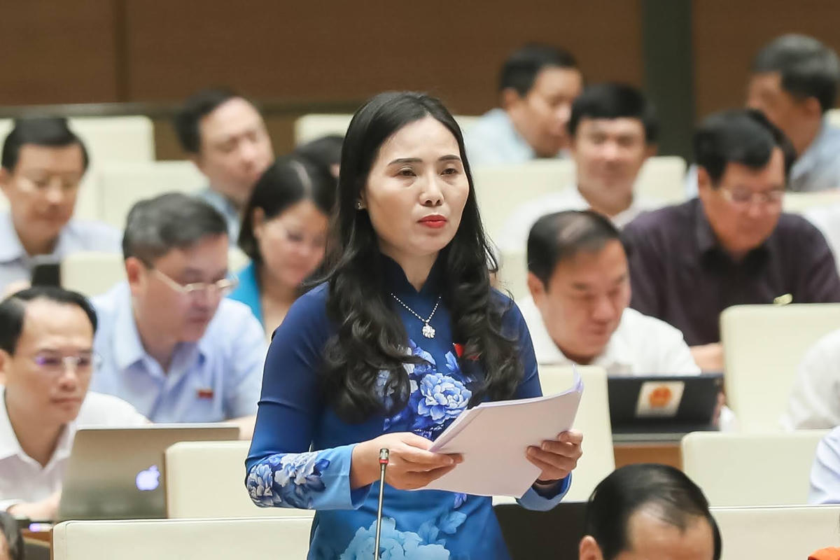 Đại biểu Âu Thị Mai - Đoàn ĐBQH tỉnh Tuyên Quang.