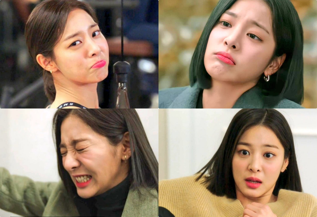 Seol In Ah (vai Jin Young Seo). Trong "Hẹn hò chốn công sở", Jin Young Seo có tính cách tương đồng với cô bạn thân Shin Ha Ri (nữ chính): đều hóm hỉnh, vô tư và luôn sẵn lòng vì bạn bè. Dù là thiên kim tiểu thư của một gia đình danh giá, song, cô vẫn không hề ra vẻ chảnh chọe hay lười biếng. Thay vào đó, Jin Young Seo vẫn siêng năng làm việc và luôn phản đối chuyện bị bố ép đi xem mắt.