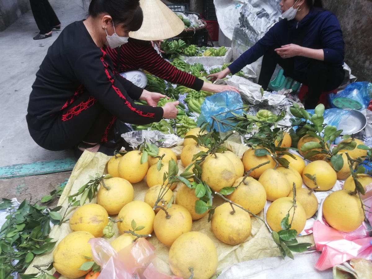 Đi chợ sớm chuẩn bị lễ ông Công ông Táo ngày 23 tháng Chạp