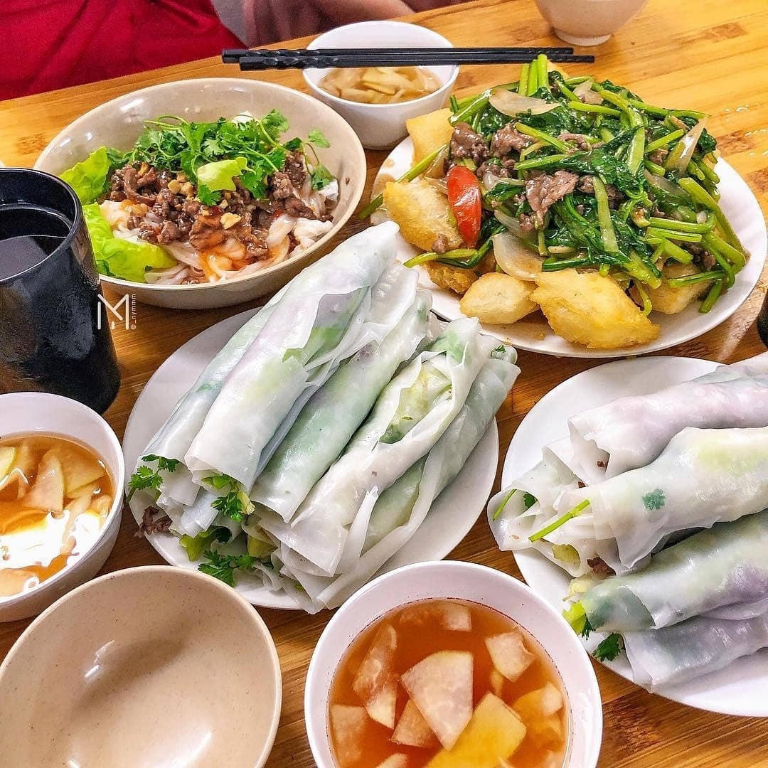 Phở cuốn. Nguồn: vietgiaitri.com.