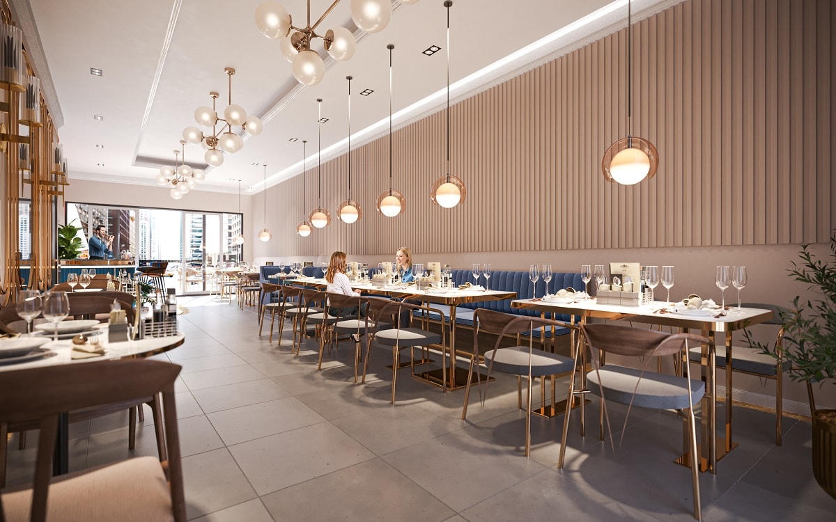Không gian shophouse Imperia Grand Plaza Đức Hòa vừa tối ưu thương mại, vừa đáp ứng nhu cầu sống sang cho gia chủ.
