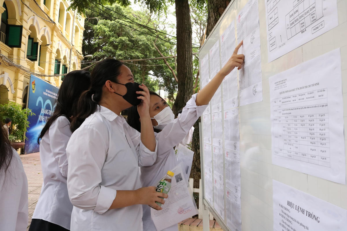 Thí sinh dự thi tốt nghiệp THPT năm 2023.