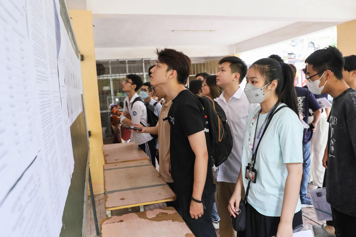 Thí sinh thi tốt nghiệp THPT năm 2023. Ảnh: Phạm Quang Vinh.