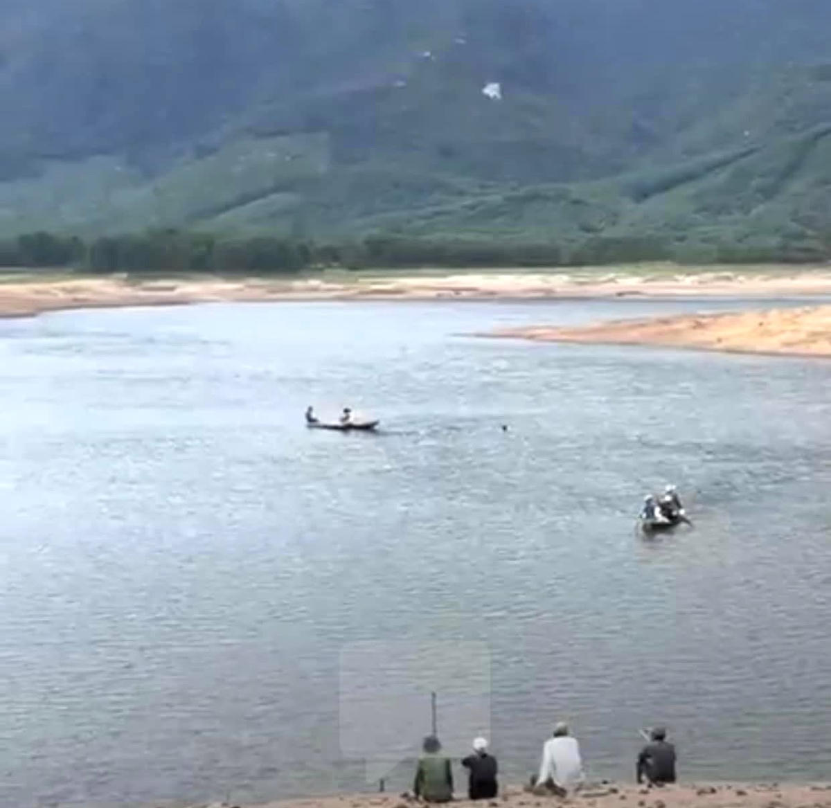 Nơi anh Ng. chèo ghe ra hồ Phú Lộc gặp nạn. (Ảnh  CTV).