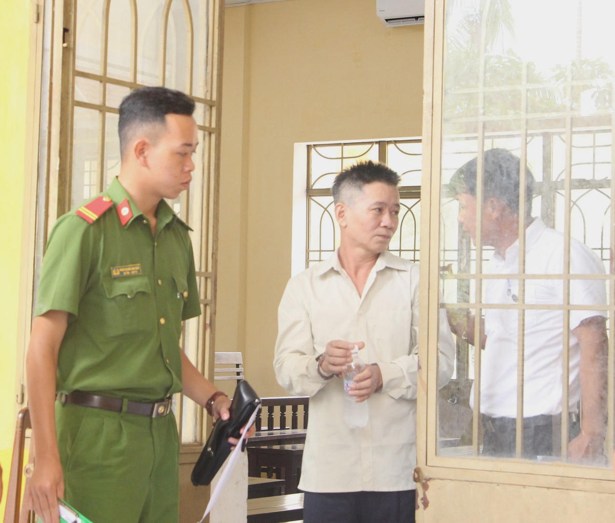 Bị cáo Nguyễn Minh Trí tại TAND tỉnh Quảng Nam.