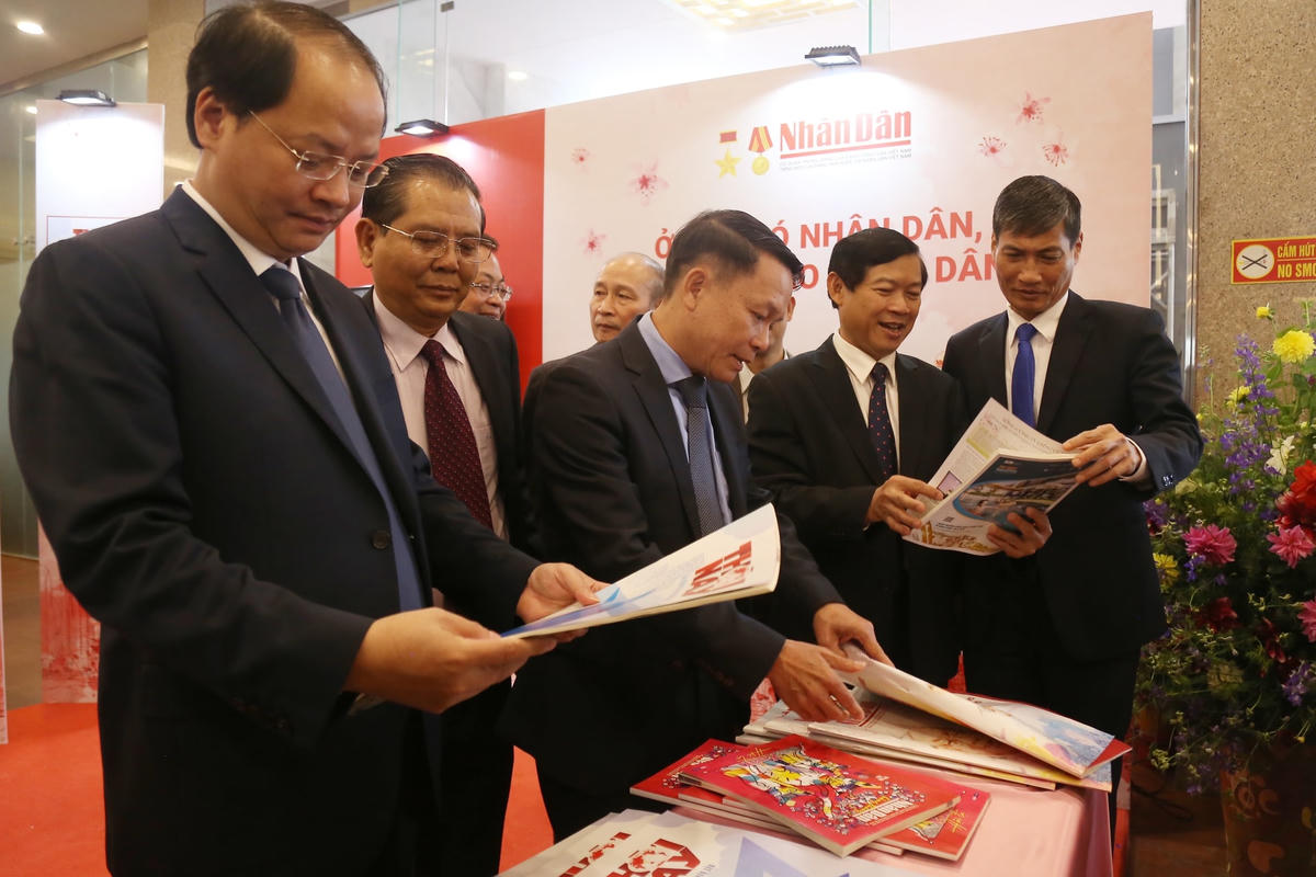 Hà Nội: Báo Đại Đoàn Kết tham gia Hội báo Xuân Quý Mão 2023