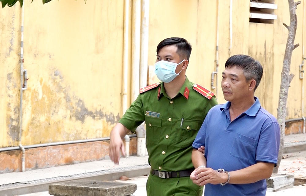 Lê Văn Trường được áp giải về nơi tạm giam