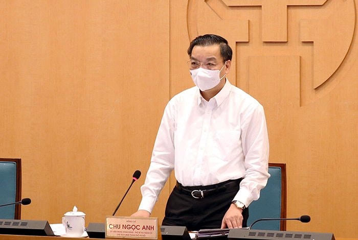 Chủ tịch UBND TP Hà Nội Chu Ngọc Anh kết luận tại phiên họp. 