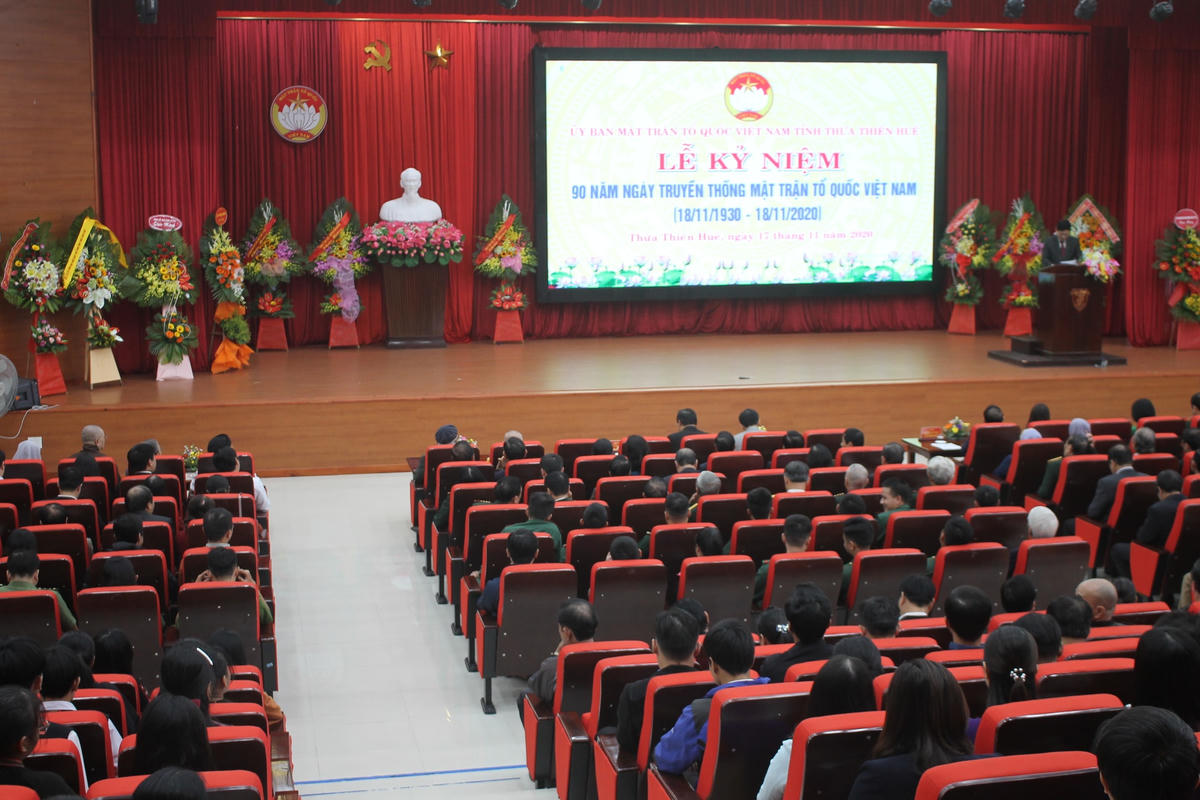 Quang cảnh Lễ kỷ niệm.  