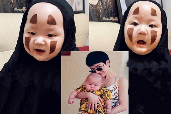 Loạt khoảnh khắc đáng yêu của con trai Trà My Idol. 