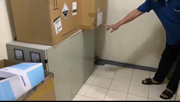 "Thùng nhôm" xử lý rác thải lỏng tại Phòng xét nghiệm quốc tế GENTIS.