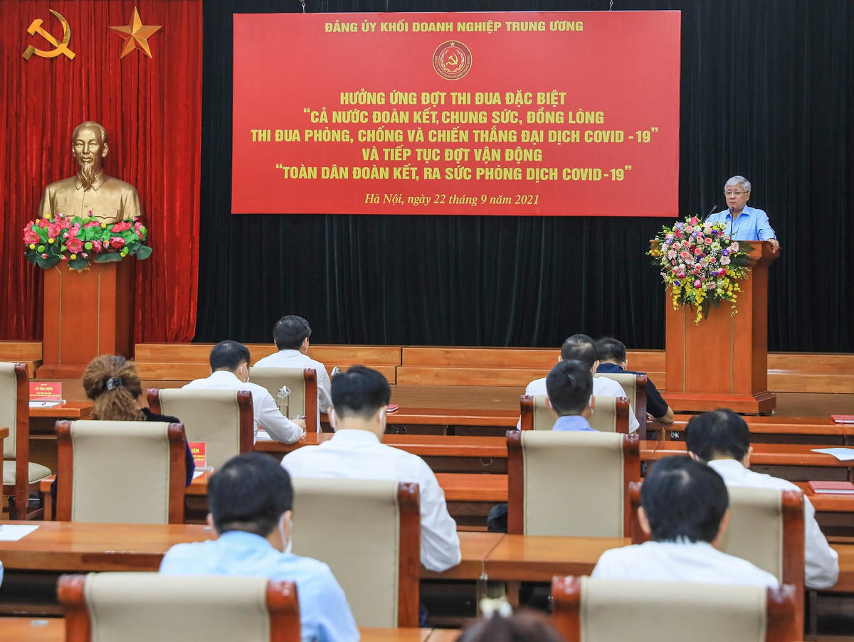 Bí thư Trung ương Đảng, Chủ tịch UBTƯ MTTQ Việt Nam Đỗ Văn Chiến phát biểu tại buổi lễ.