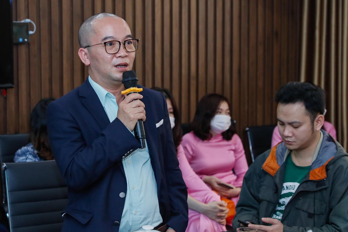 Ông Nguyễn Thế Truyền, Giám đốc Công ty Luật Thiên Thanh phát biểu. Ảnh: Quang Vinh.