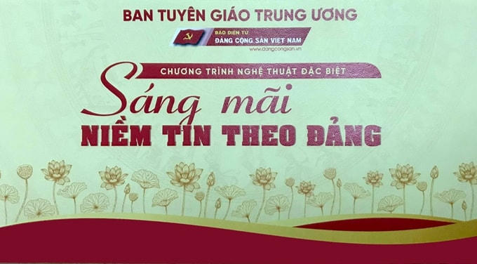 Sáng mãi niềm tin theo Đảng