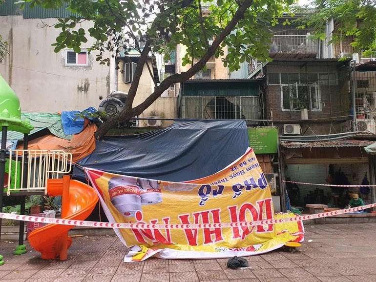 Khu vực xảy ra vụ cháy khiến 5 người tử vong. Ảnh: Dân trí.