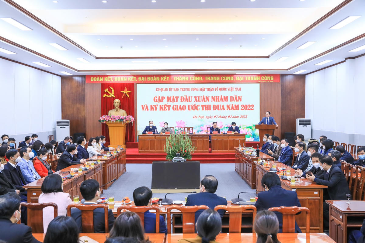 Quang cảnh buổi gặp mặt.