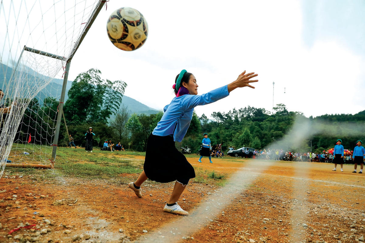 Một pha ghi bàn đẹp mắt.