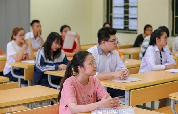 Thí sinh dự thi Trung học phổ thông quốc gia 2019. Ảnh minh họa. (Ảnh: Minh Sơn/Vietnam+).  