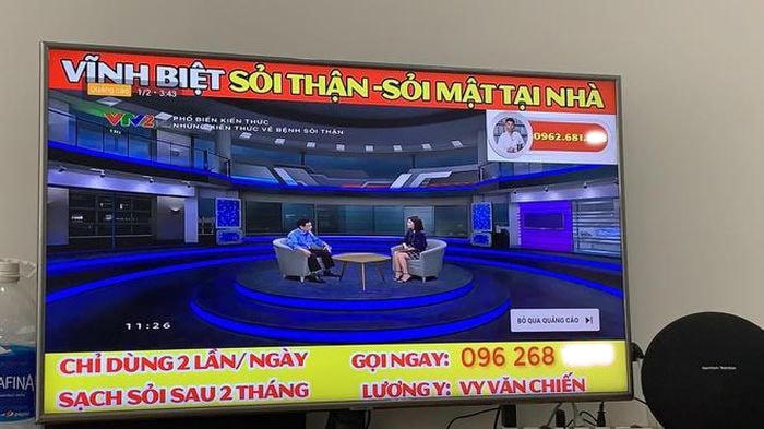 Một số quảng cáo cắt ghép video từ các nhà đài vào video gốc để người xem tin tưởng hơn vào công dụng của sản phẩm.