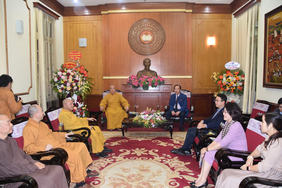 Quang cảnh buổi tiếp.