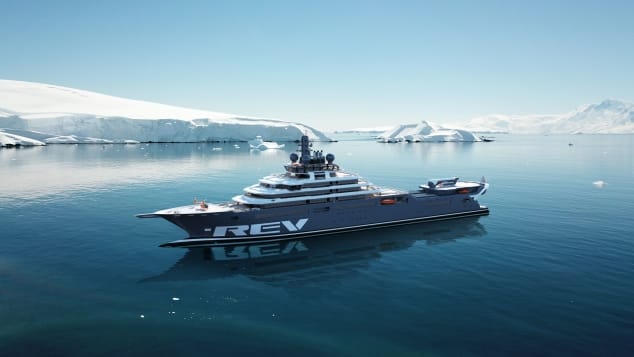 Bản thiết kế tàu thám hiểm REV dài 183 m được lên kế hoạch giao hàng vào năm 2024.