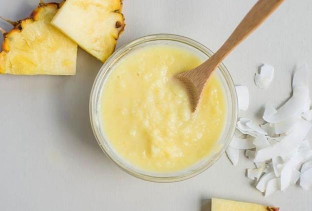 Bạn có thể sử dụng dứa để làm mặt nạ dưỡng da.