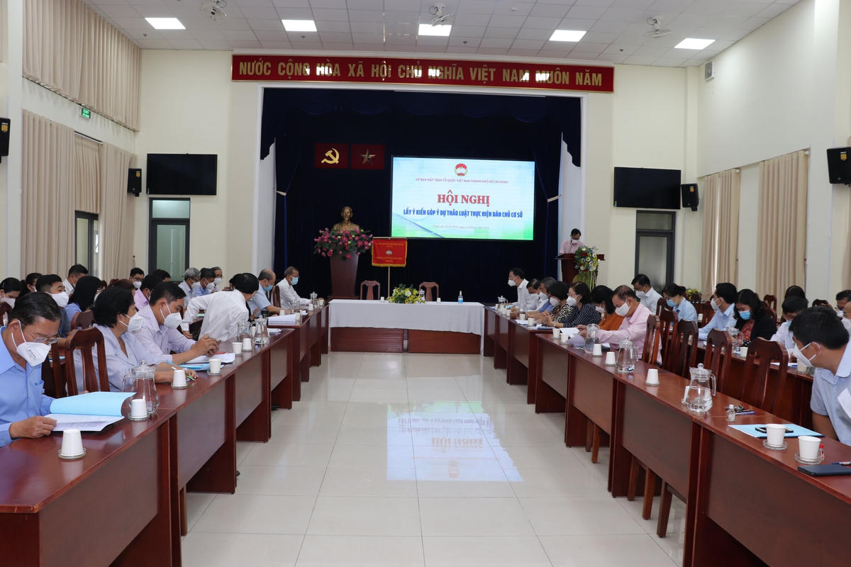 Quang cảnh hội nghị.