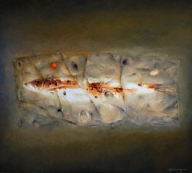 Tác phẩm Cá của họa sĩ Nguyễn Tấn Cương.