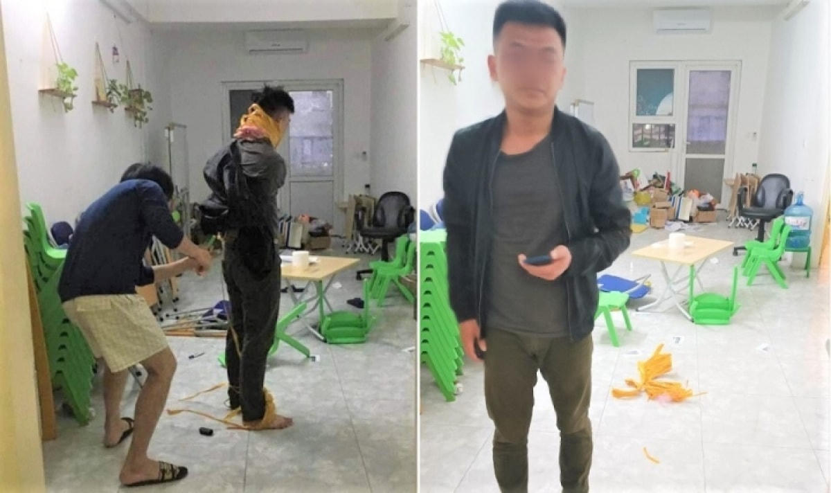 Anh T.A. được hàng xóm giải cứu.
