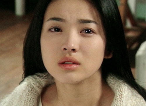 Tạo hình của Song Hye Kyo trong "Trái tim mùa thu". 