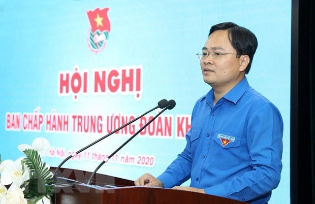 Ông Nguyễn Anh Tuấn, Bí thư thứ Nhất Trung ương Đoàn Thanh niên Cộng sản Hồ Chí Minh là Ủy viên Hội đồng Thi đua-Khen thưởng Trung ương. (Nguồn: TTXVN).