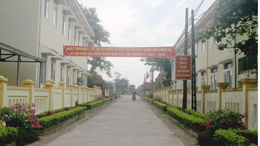 Một đoạn đường thôn Xuân Lai. Ảnh: X.V..