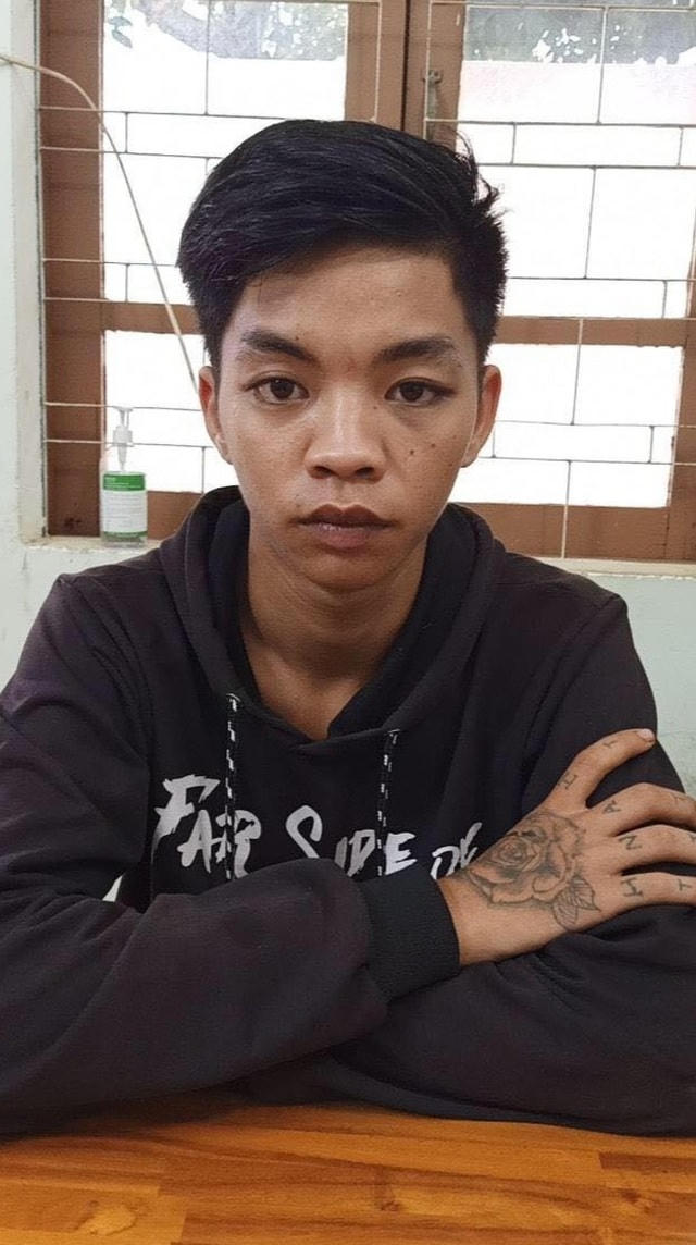 Đối tượng Th. tại cơ quan công an (ảnh CQĐT).