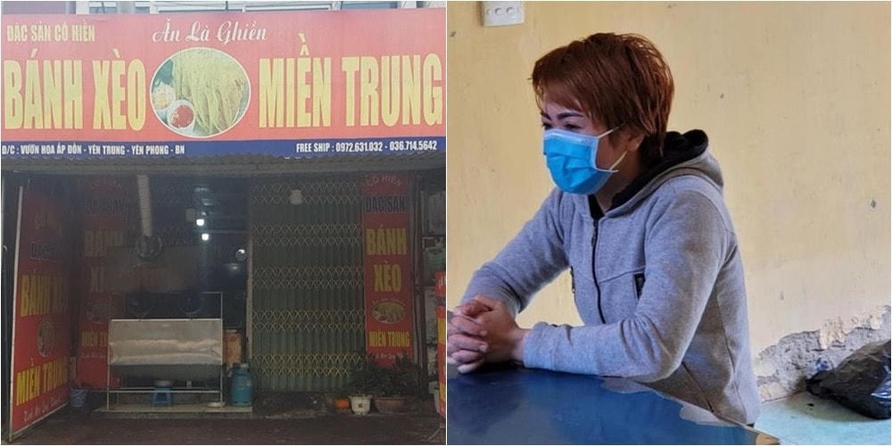 Chủ quán bánh xèo Nguyễn Thị Ánh Tuyết.