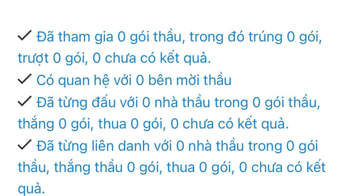 'Thành tích' đấu thầu của Ngọc Sao Thủy. 