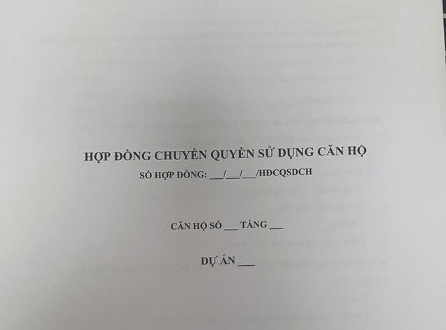 Người dân nên cẩn thận với các dạng hợp đồng như vậy.