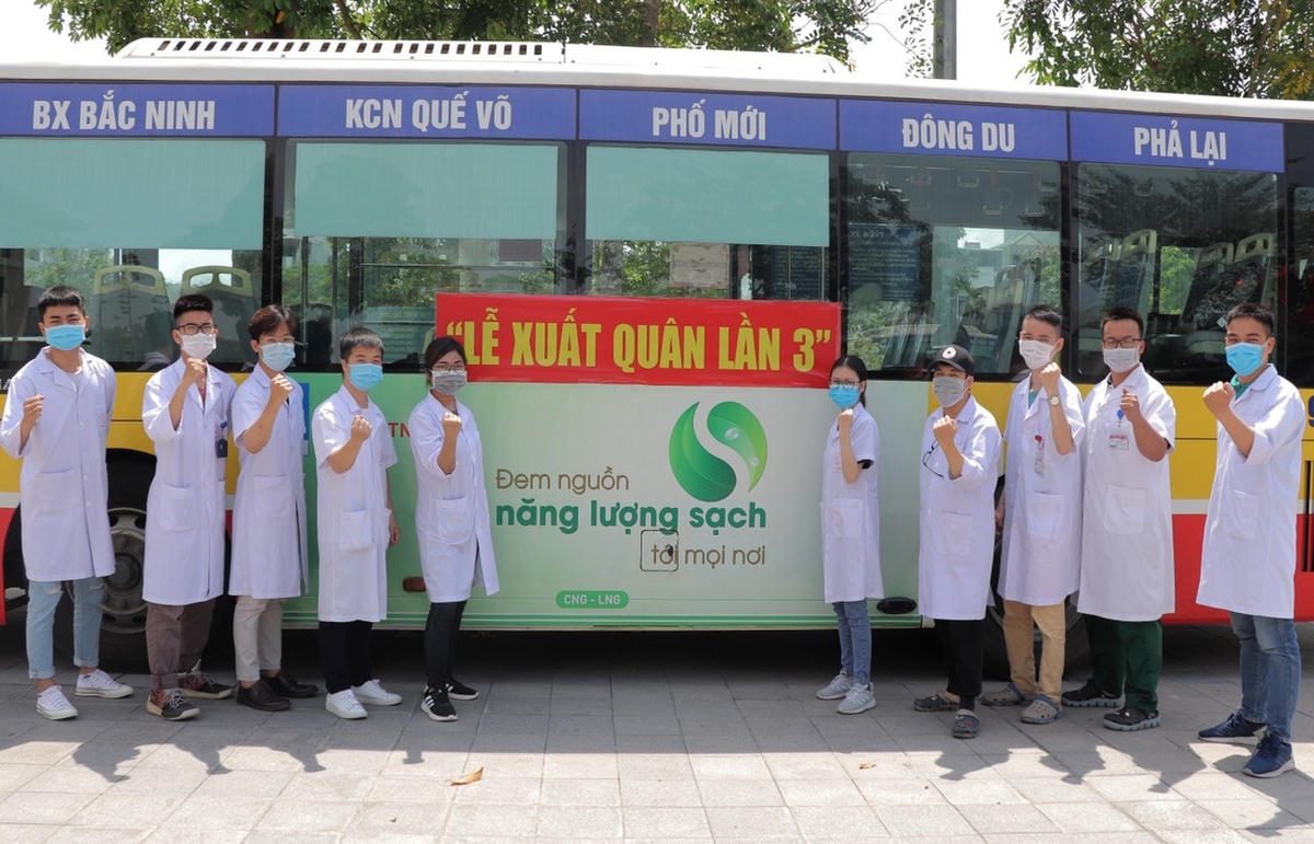 Sinh viên trường Đại  học Y Hà Nội  quyết tâm chiến thắng dịch Covid-19.