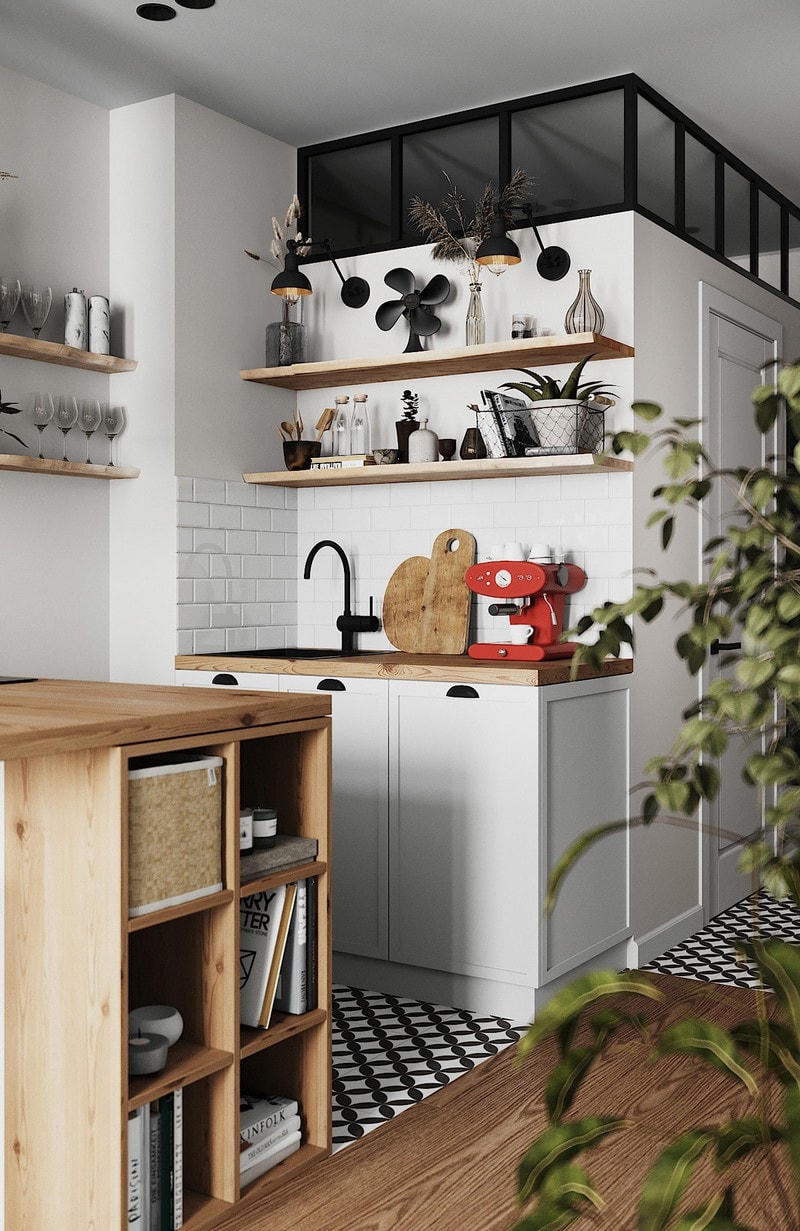 Căn hộ lạ mắt với đồ nội thất mây tre đan