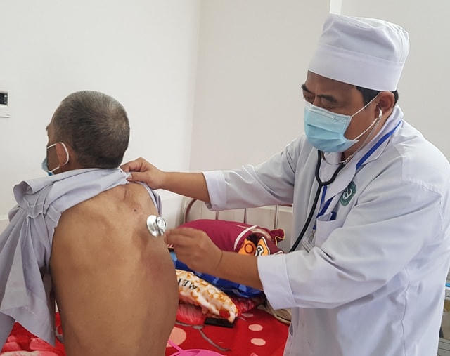 Một bệnh nhân Whitmore điều trị tại Bệnh viện đa khoa tỉnh Phú Yên.