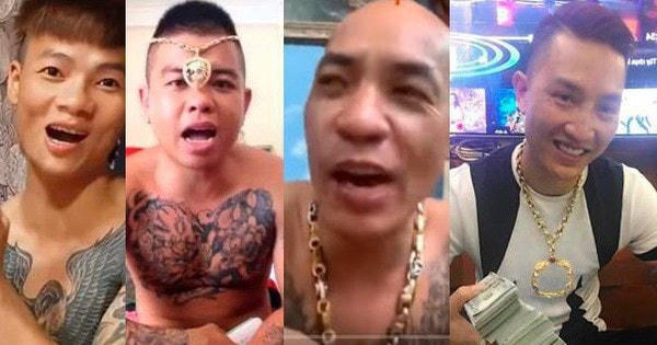 Từ trái qua: Khá Bảnh, Dương Minh Tuyền, Dũng Trọc, Huấn Hoa Hồng. (Ảnh: Tuổi Trẻ).