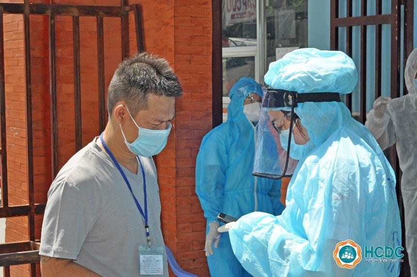 Điều tra dịch tễ tại quận Tân Phú.