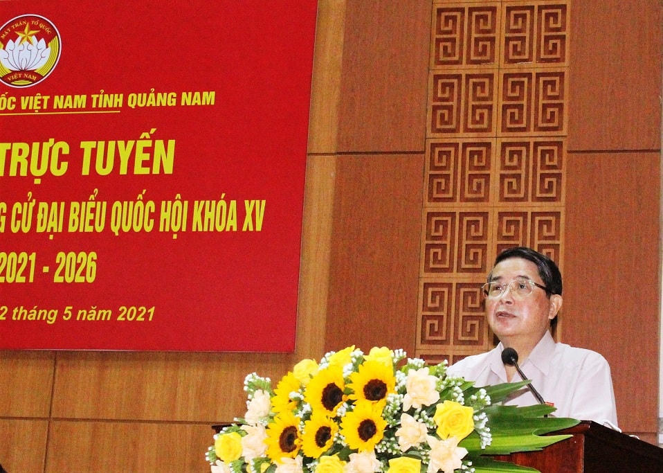 Ông Nguyễn Đức Hải, Phó Chủ tịch Quốc hội trình bày chương trình hành động.