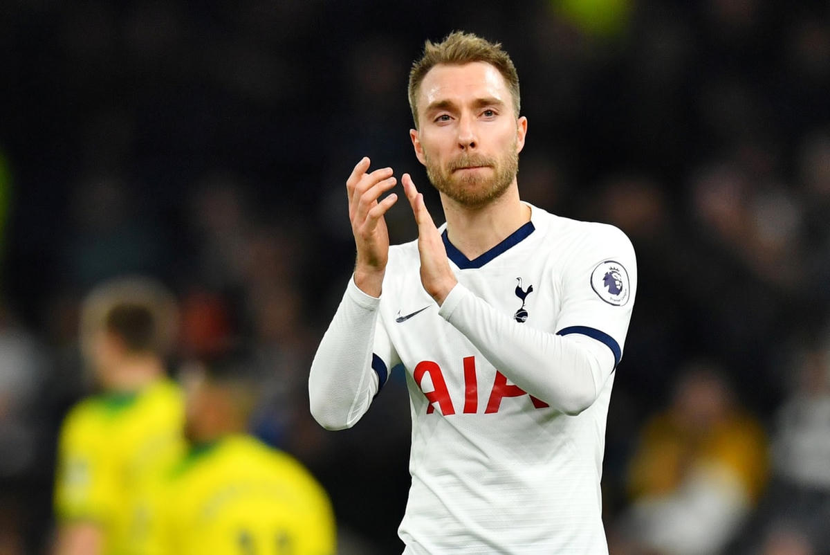 Eriksen trong màu áo của CLB Inter Milan. Ảnh: RT.  