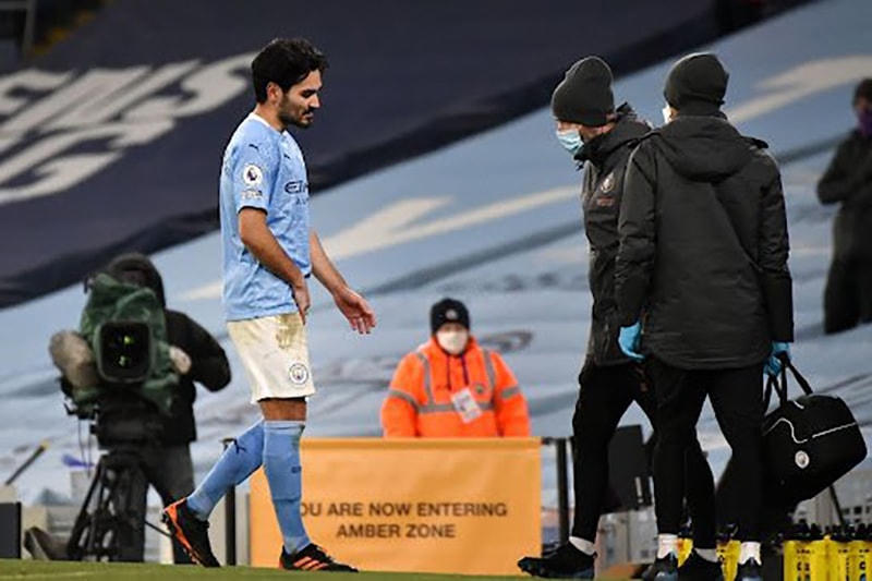 Gundogan gia nhập danh sách thương binh của Man City.
