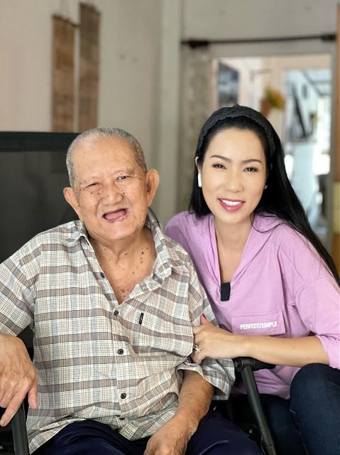 Nghệ sĩ Mạc Can và nghệ sĩ Trịnh Kim Chi.
