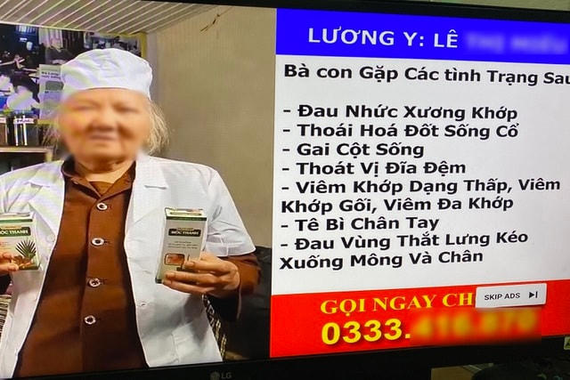 Quảng cáo thuốc trị xương khớp xuất hiện với tần suất lớn khiến người dùng YouTube bị ám ảnh.