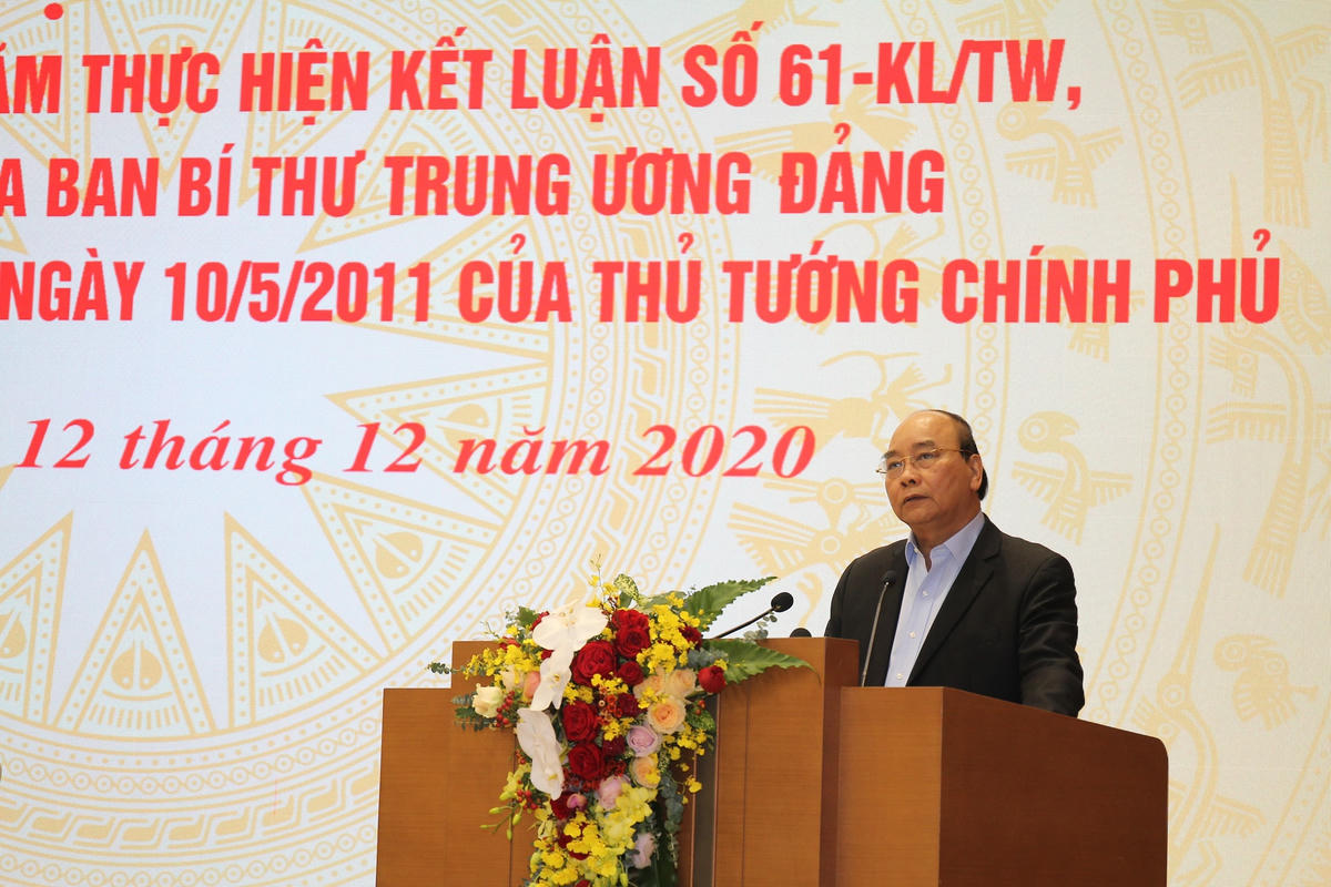 Thủ tướng Nguyễn Xuân Phúc phát biểu tại Hội nghị.