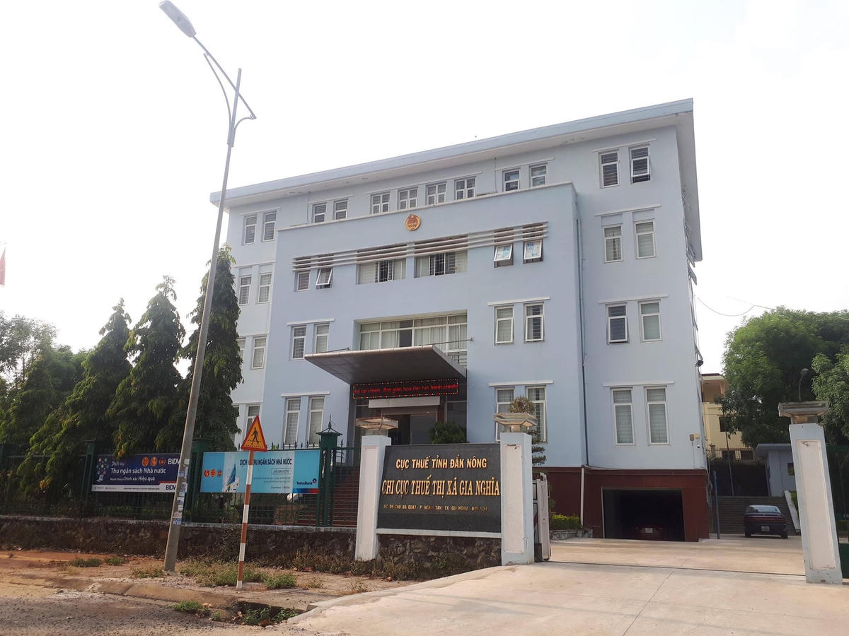 Chi cục thuế thị xã Gia Nghĩa.