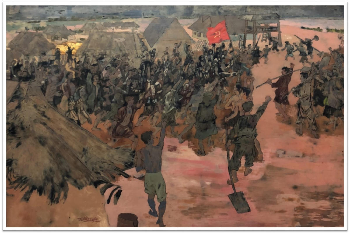 Nông dân đấu tranh chống thuế.